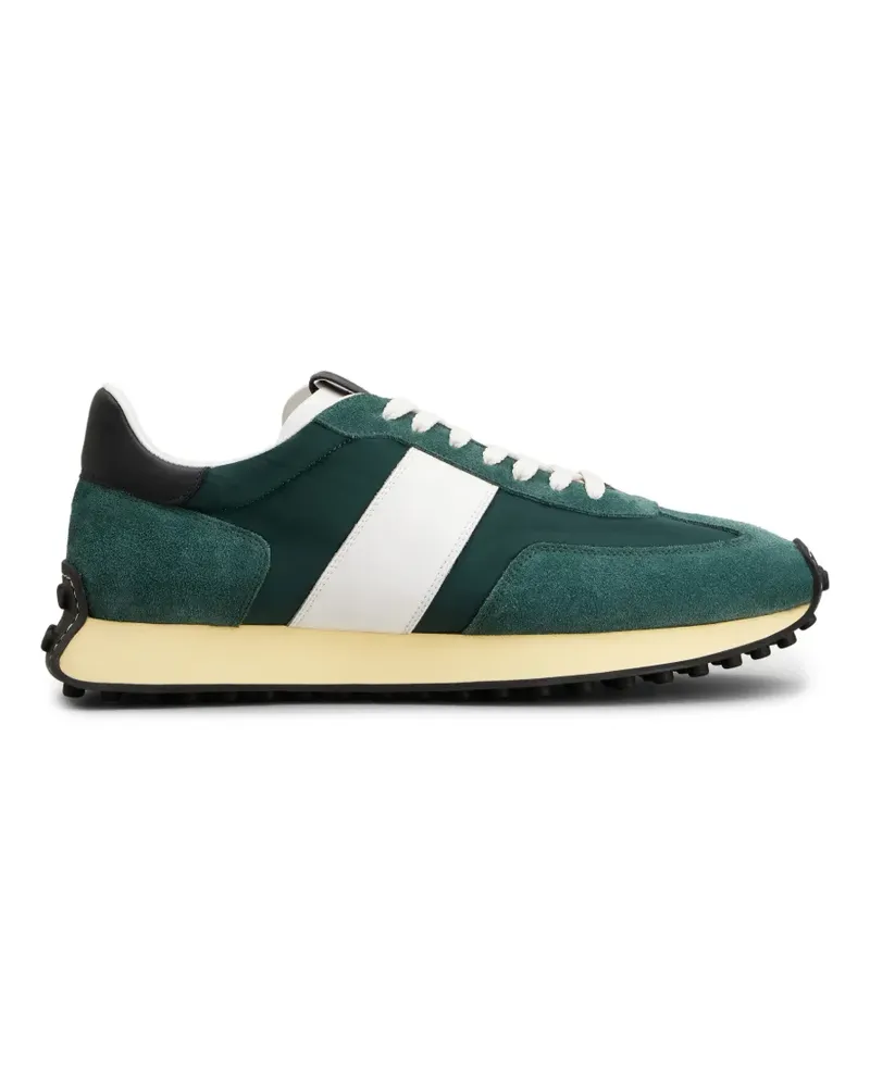 TOD'S T Vintage Sneakers aus Wildleder und Funktionsstoff - Grün Grün