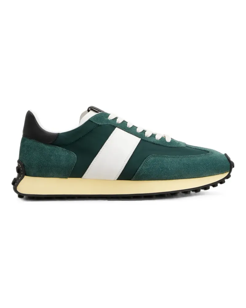 TOD'S T Vintage sneakers in suede and technical fabric - Grün Grün
