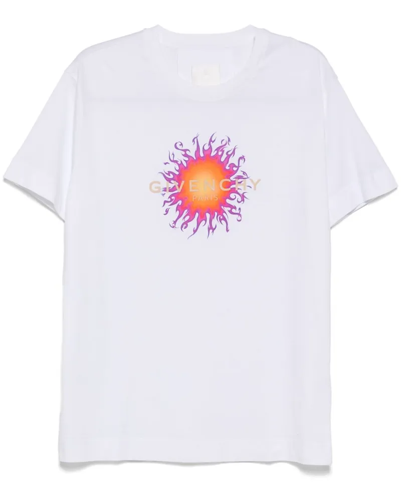 Givenchy T-Shirt mit Logo-Print - Weiß Weiß