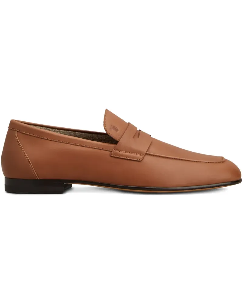 TOD'S Penny-Loafer aus Leder - Braun Braun