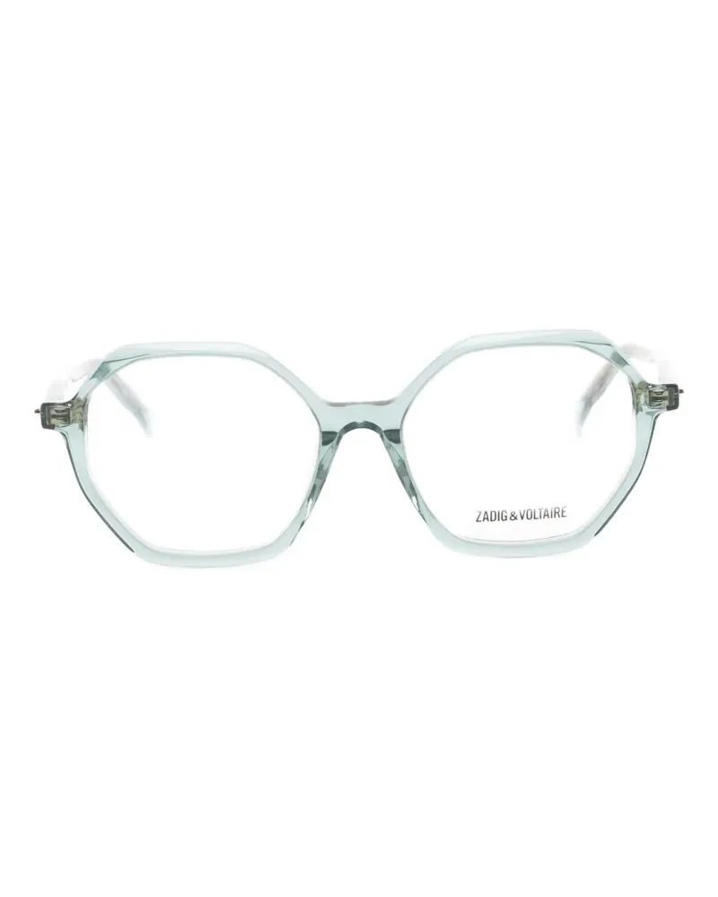 Zadig & Voltaire geometric-frame glasses - Grün Grün