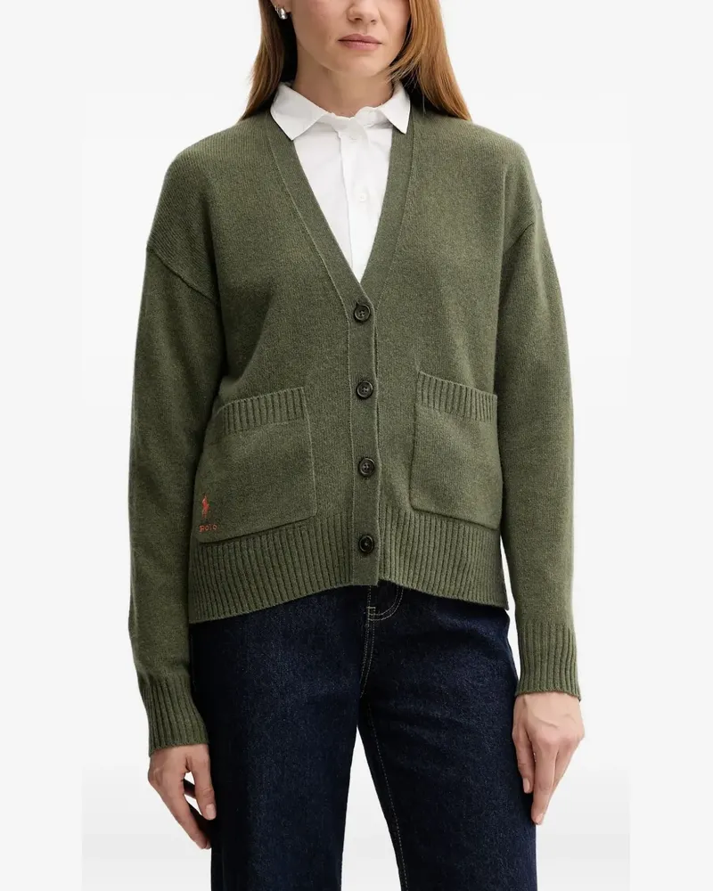 Ralph Lauren Cardigan mit aufgesetzten Taschen - Grün Grün