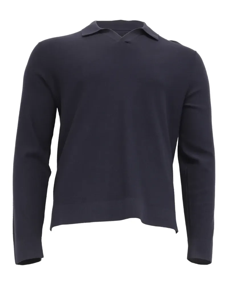 Theory knitted collared sweater - Blau Blau