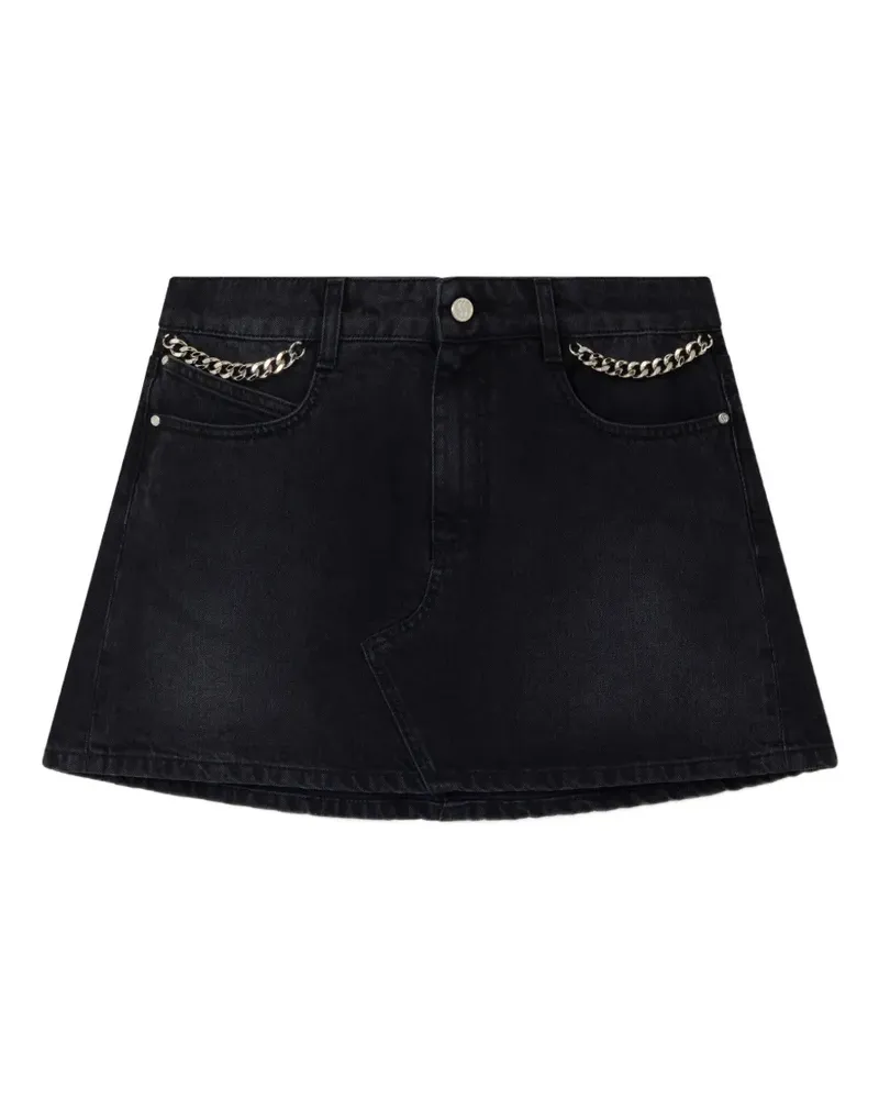 Stella McCartney Falabella Jeans-Minirock - Schwarz Schwarz
