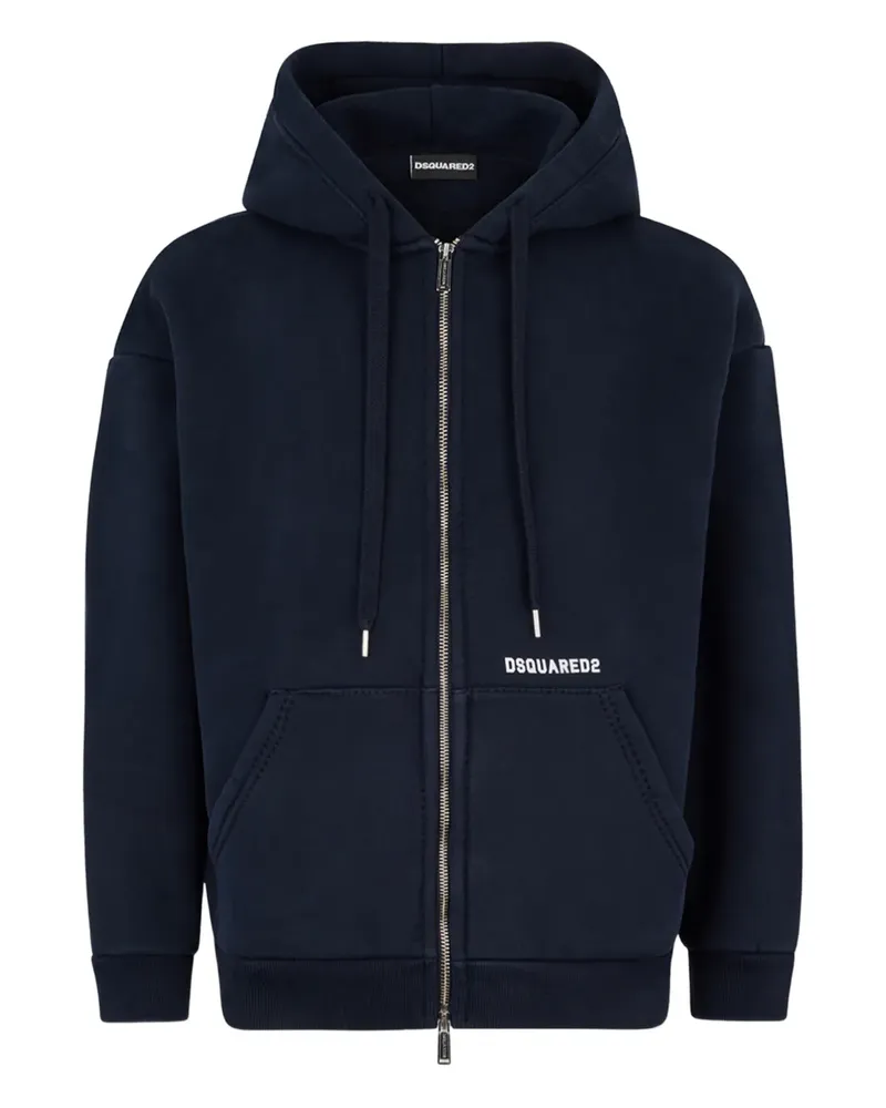 Dsquared2 Kapuzenjacke mit Reißverschluss - Blau Blau