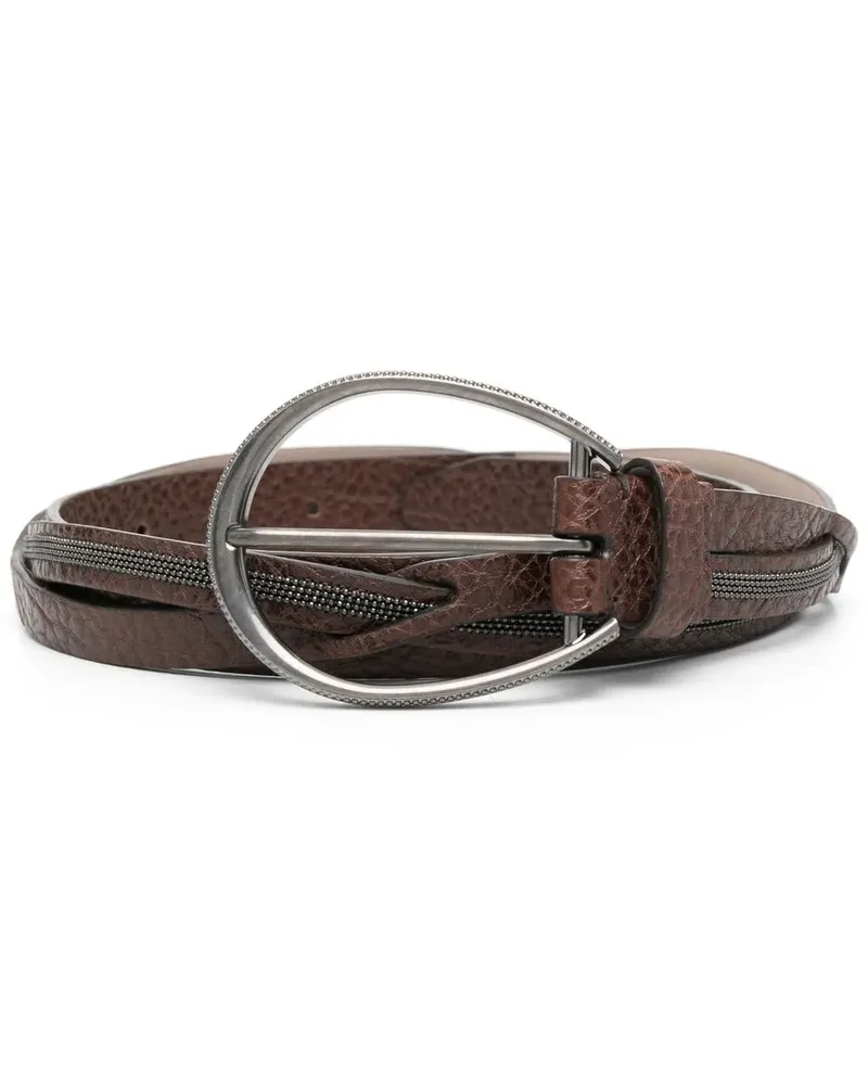 Brunello Cucinelli Gürtel aus Leder - Braun Braun