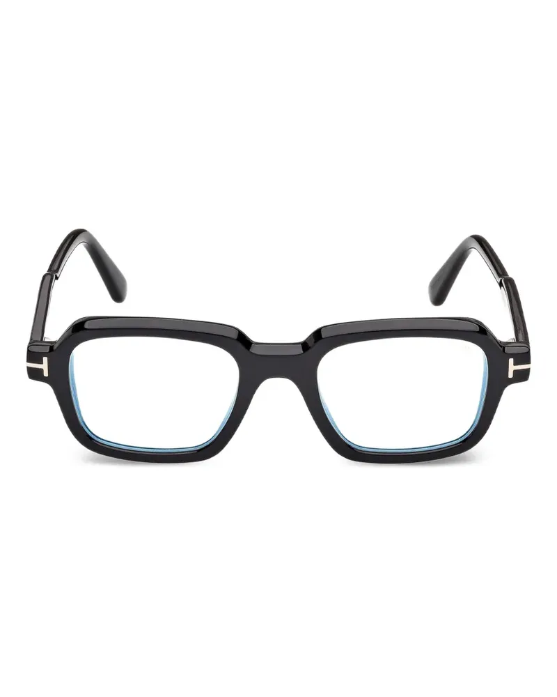Tom Ford Brille mit eckigem Gestell - Schwarz Schwarz