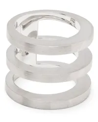 Tom Wood Vault Triple Ring Silber