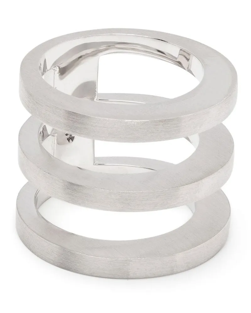 Tom Wood Vault Triple Ring - Silber Silber