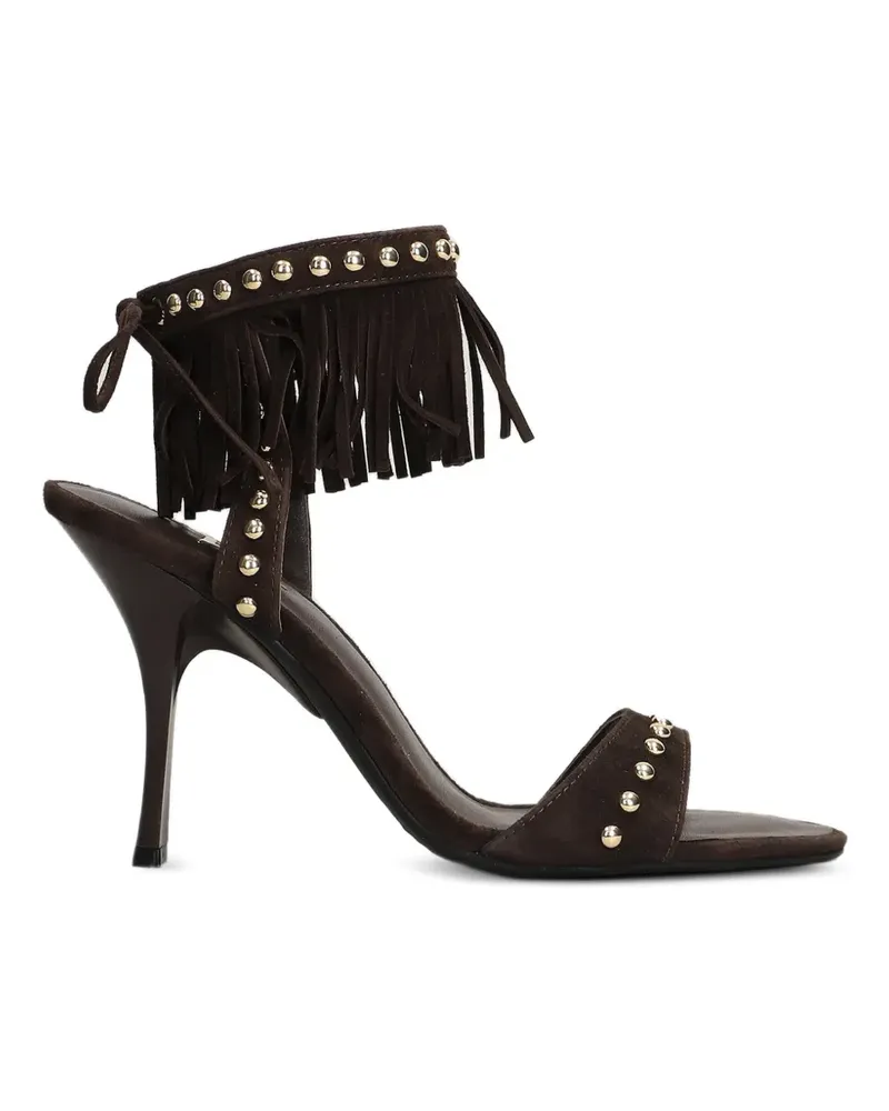 MARC ELLIS fringed stud-embellished sandals - Braun Braun