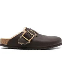 Birkenstock Boston Clogs mit Shearling-Futter Braun