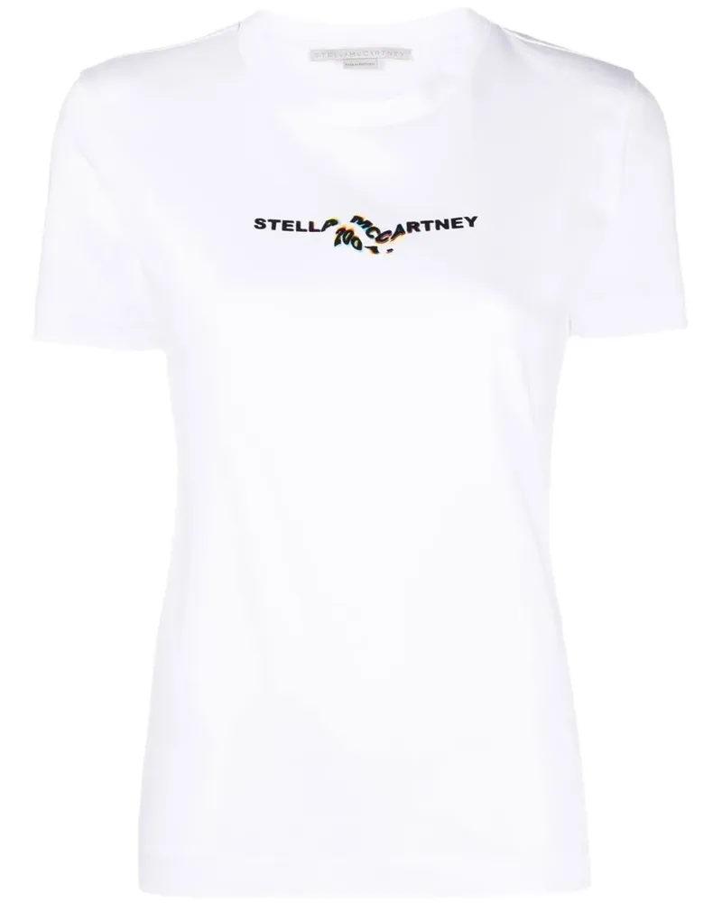 Stella McCartney 2001 T-Shirt mit Logo-Print - Weiß Weiß