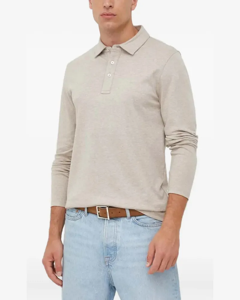 Michael Kors Poloshirt mit langen Ärmeln - Nude Nude