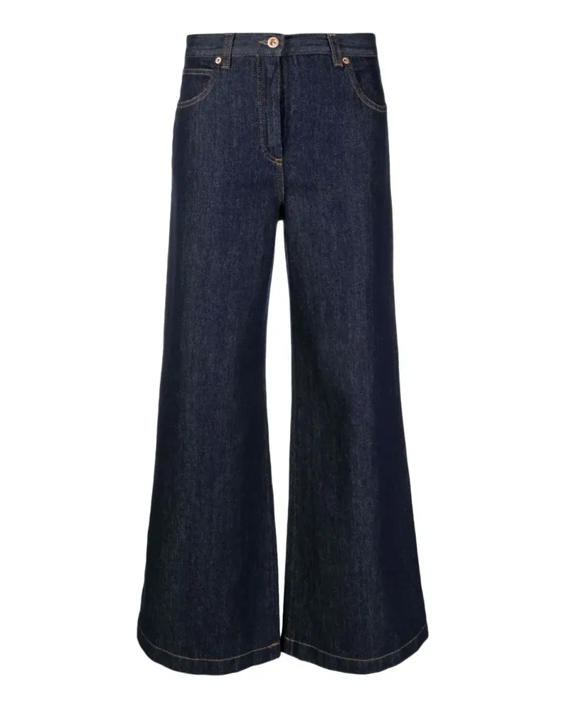 ASPESI Jeans mit weitem Bein - Blau Blau