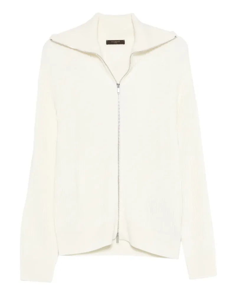 Zanone zip-up sweater - Nude Nude