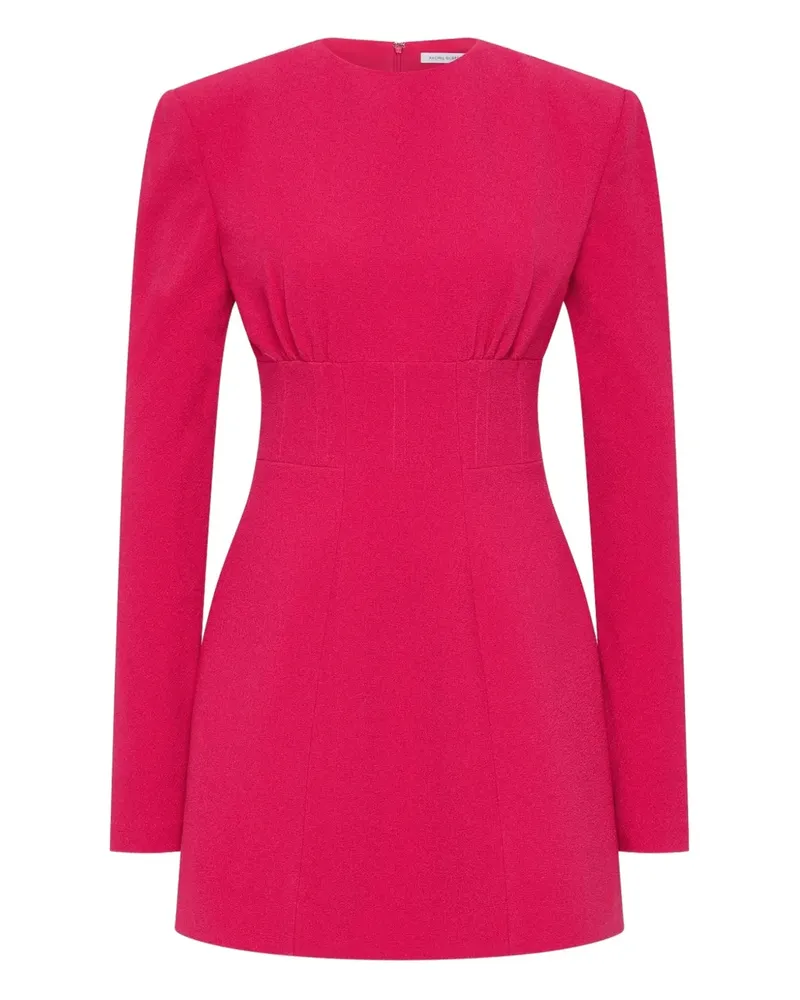 Rachel Gilbert Dover Minikleid mit gepolsterten Schultern - Rosa Rosa