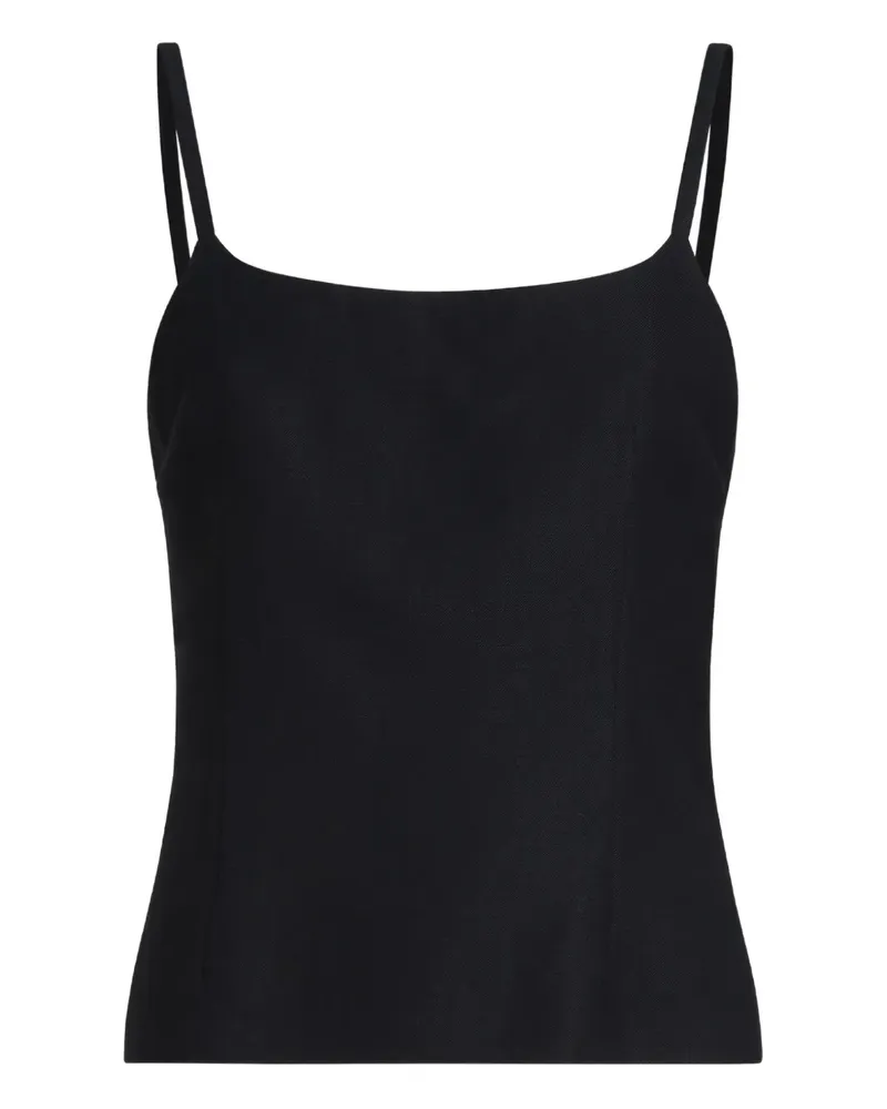 Brunello Cucinelli monili-detail top - Schwarz Schwarz