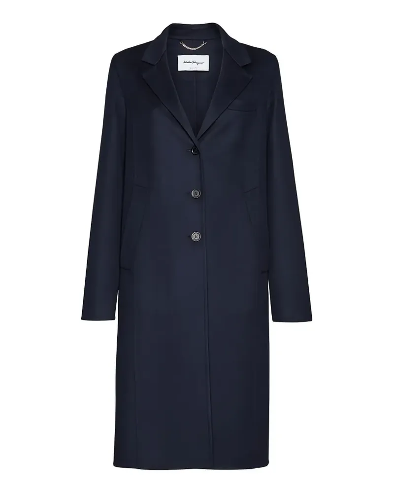 Ferragamo Mantel mit fallendem Revers - Blau Blau