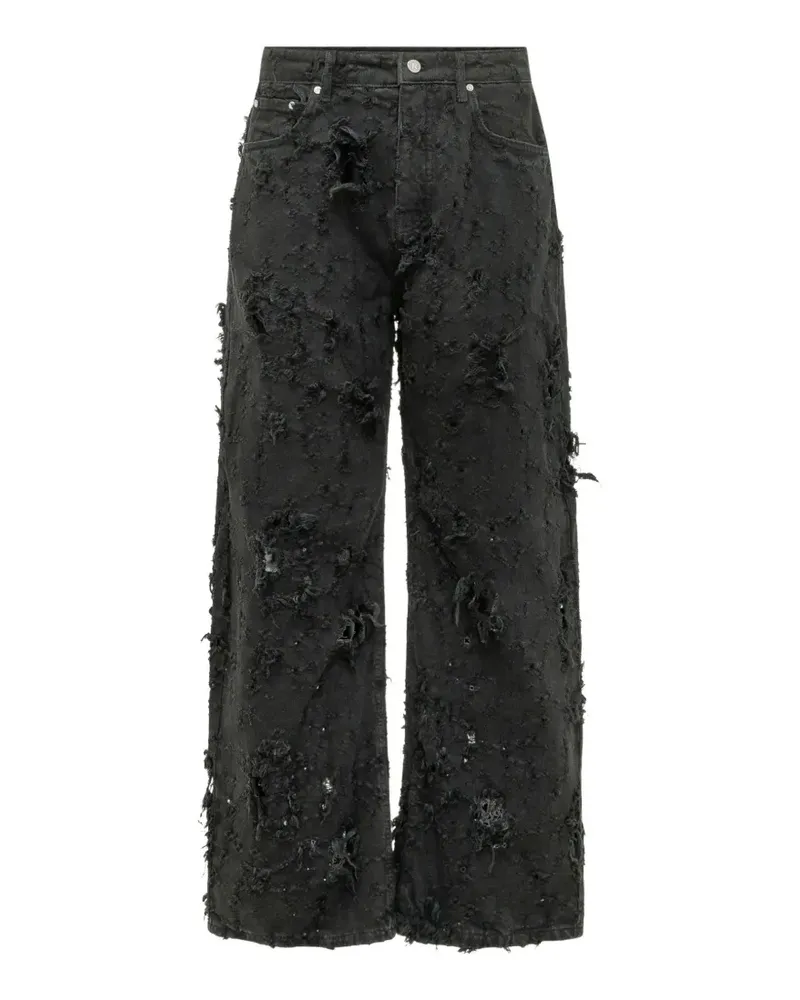 REPRESENT Anarchy Jeans im Distressed-Look - Schwarz Schwarz