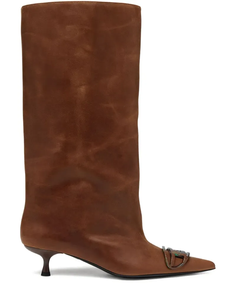 Diesel Kniehohe Venus Stiefel 39mm - Braun Braun