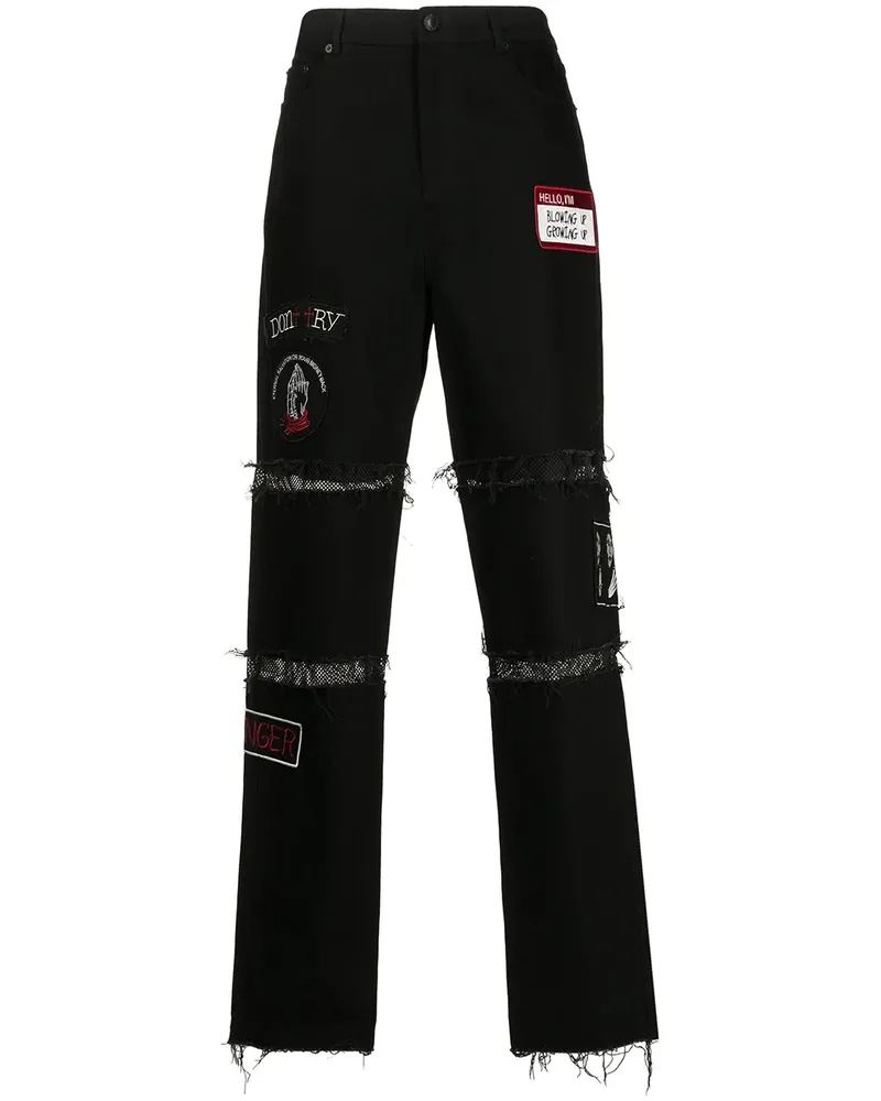Haculla Eternal Salvation Jeans - Schwarz Schwarz