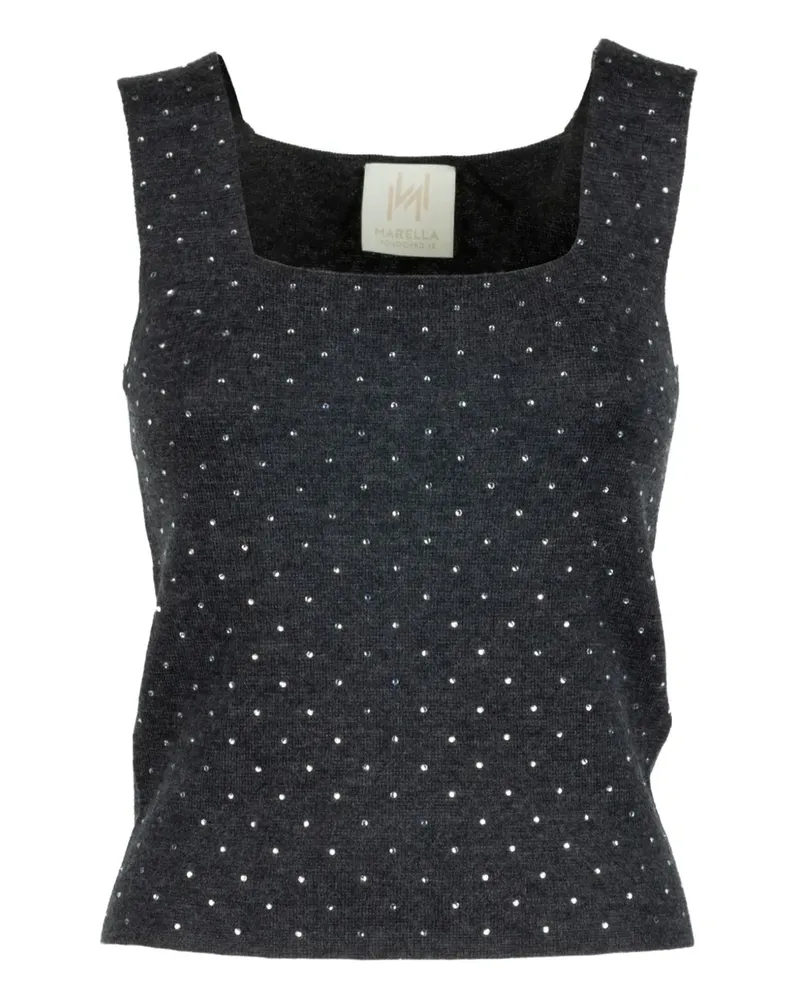 MARELLA Verziertes Top - Grau Grau