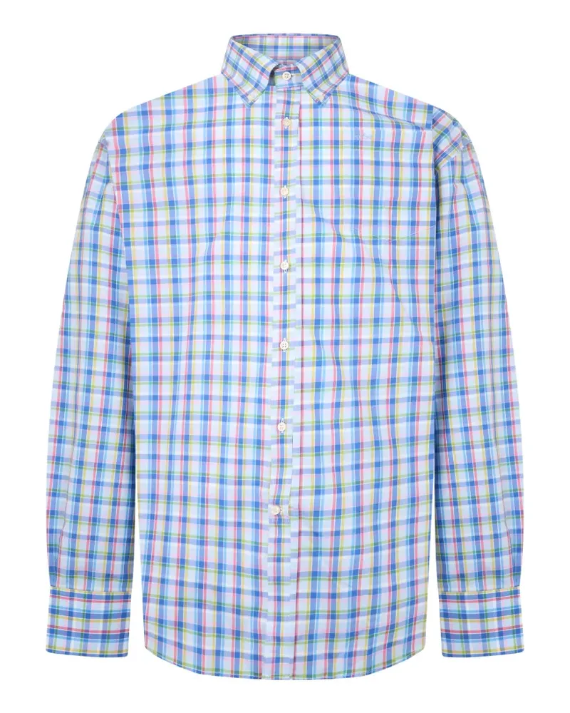 Paul & Shark check-pattern long-sleeve shirt - Blau Blau