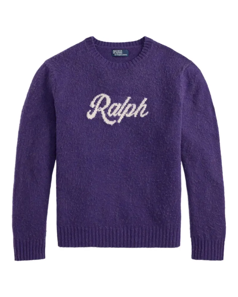 Ralph Lauren Pullunder mit Logo-Strick - Violett Violett