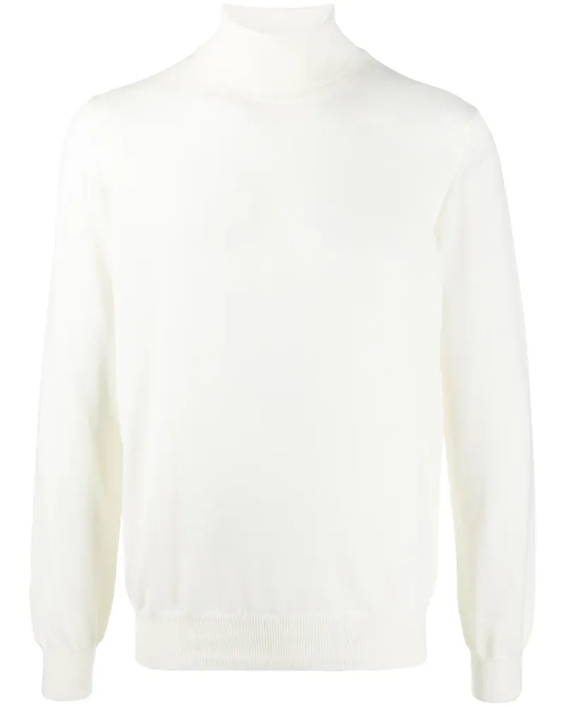 La Fileria Fein gestrickter Rollkragenpullover - Nude Nude