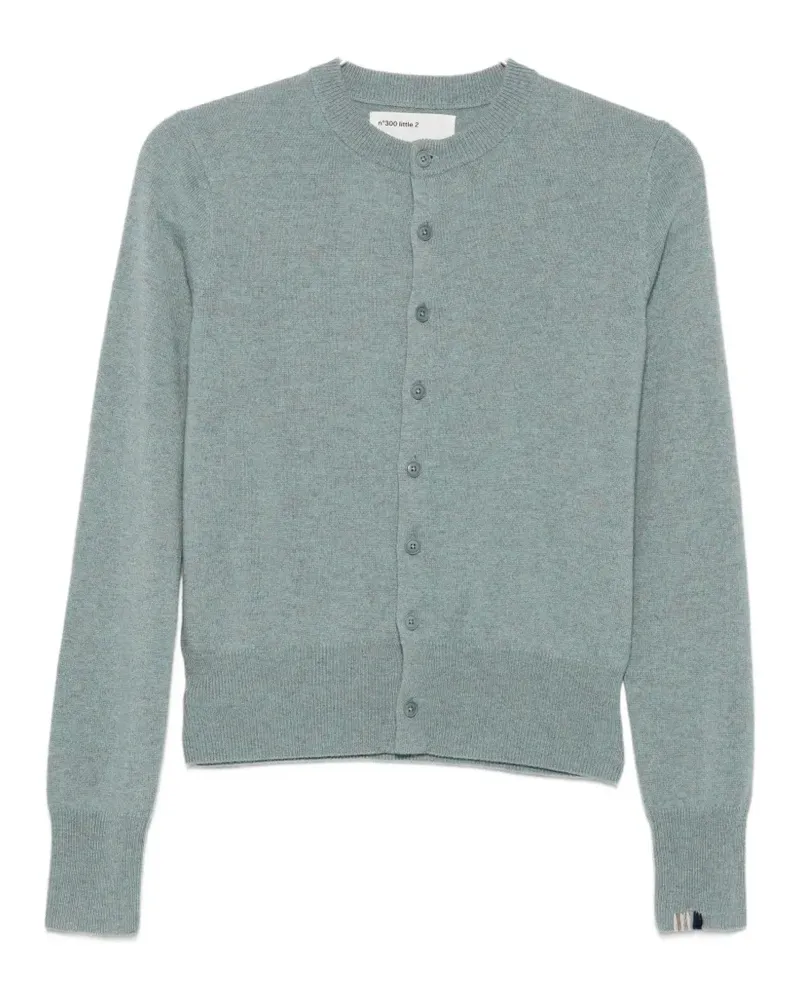 extreme cashmere Little 2 button-up knitted cardigan - Blau Blau