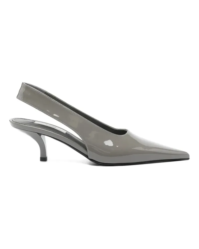Totême pointed-toe slingback pumps - Grau Grau