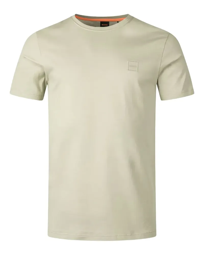 HUGO BOSS T-Shirt mit Logo-Patch - Grün Grün