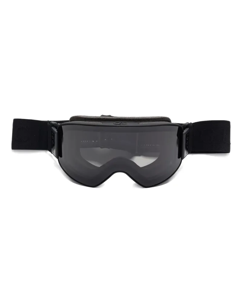 Gucci Skibrille mit Logo-Gravur - Schwarz Schwarz
