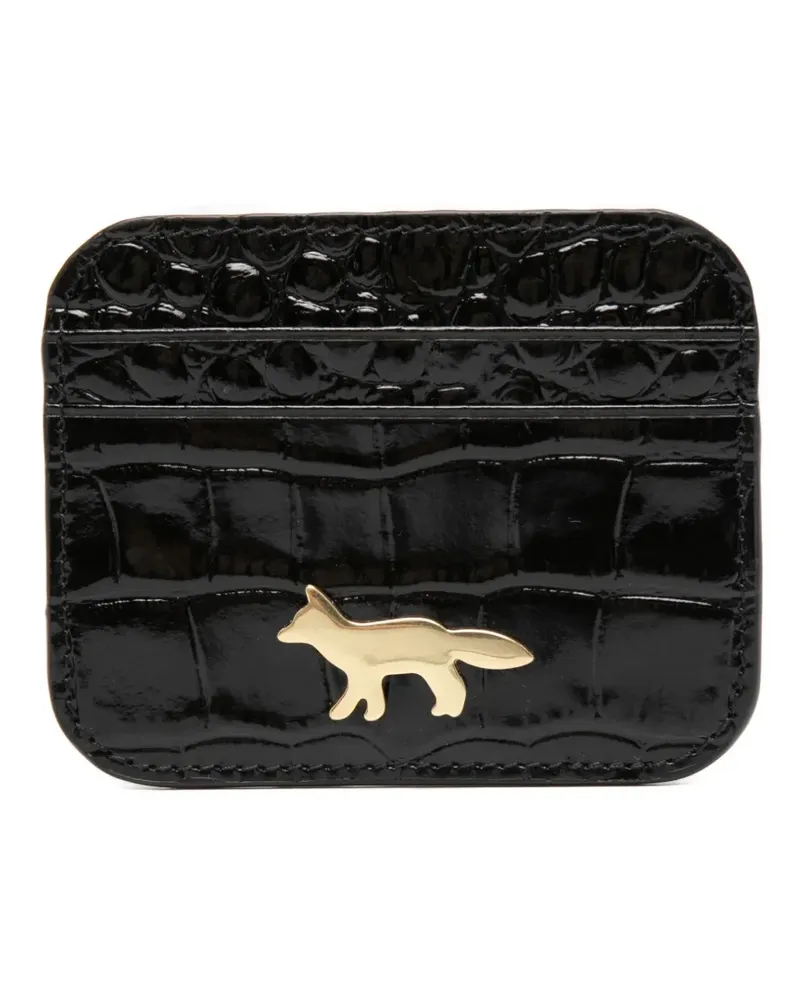 Kitsuné Edie Kartenetui - Schwarz Schwarz