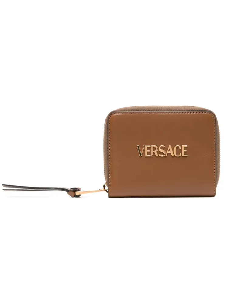 Versace Tag Portemonnaie - Braun Braun