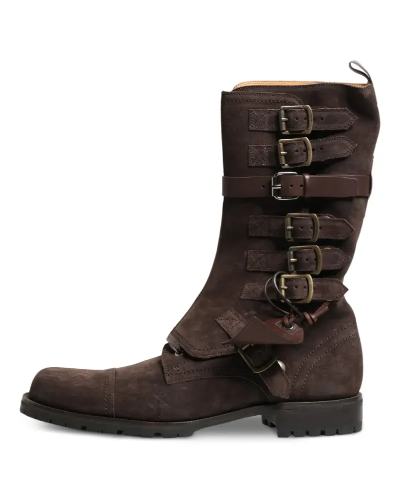 Dolce & Gabbana Stiefeletten mit Schnallen - Braun Braun
