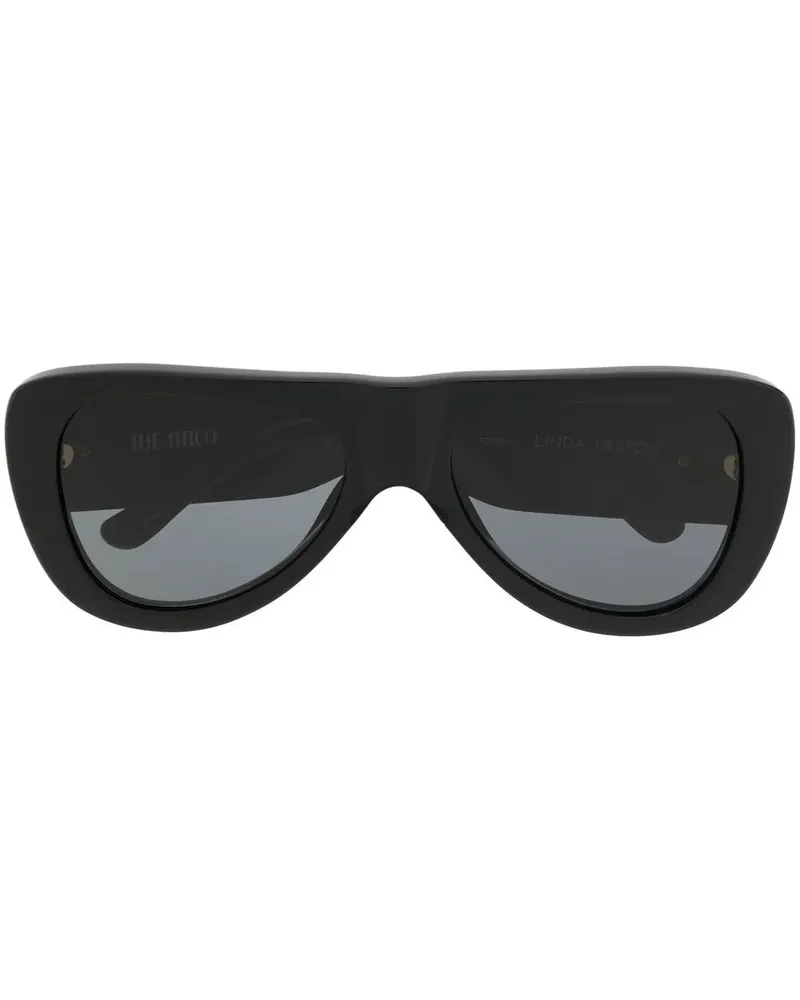 ATTICO Edie Sonnenbrille - Schwarz Schwarz