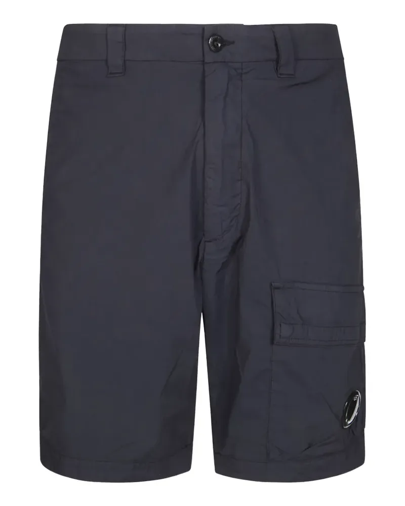 C.P. Company 50 Fili stretch loose lens cargo shorts - Blau Blau