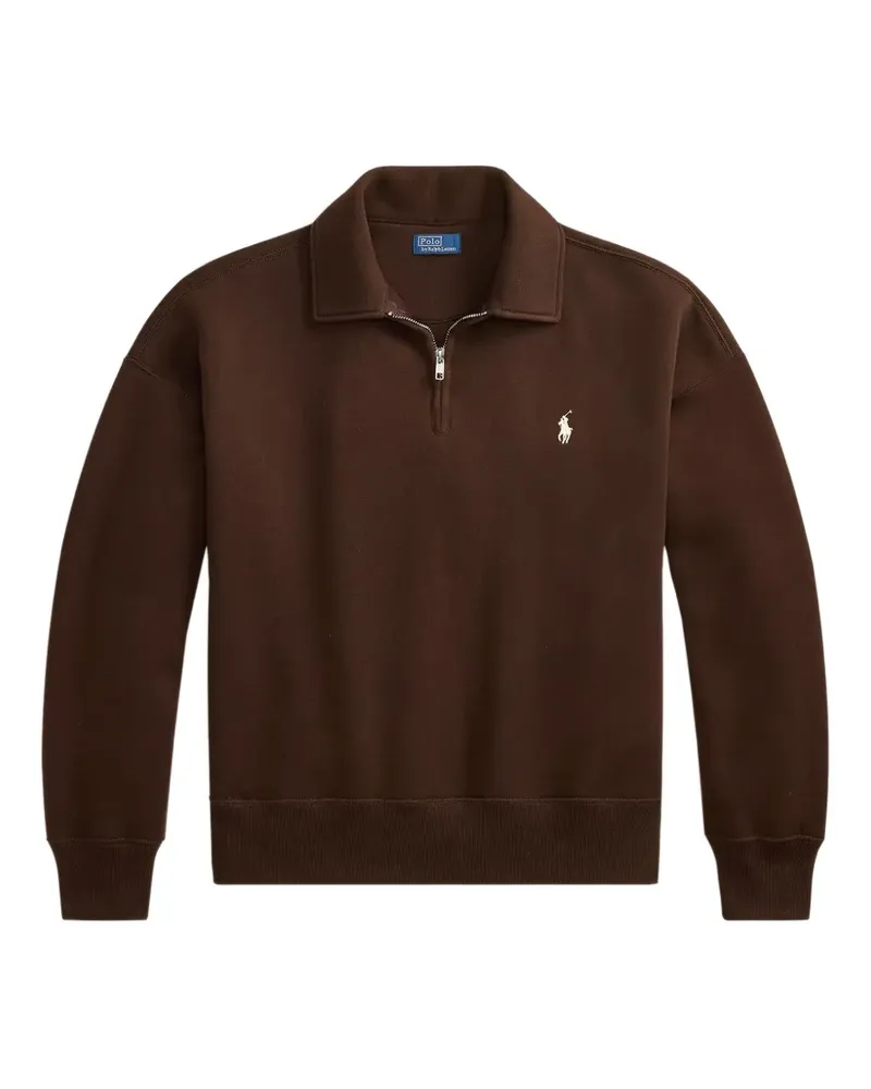 Ralph Lauren Pullover mit kurzem Reißverschluss - Braun Braun