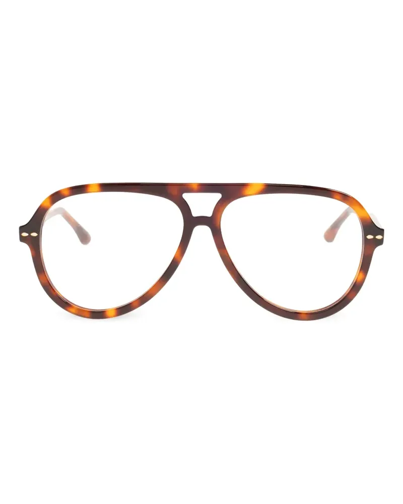 Isabel Marant navigator-frame glasses - Braun Braun