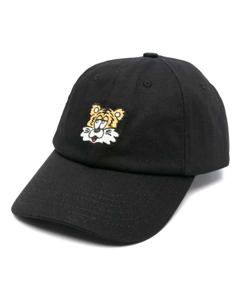 Kenzo Baseballkappe mit Stickerei - Schwarz Schwarz
