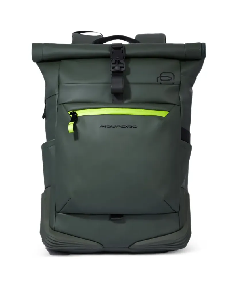 Piquadro roll-top 15,6" backpack - Grün Grün