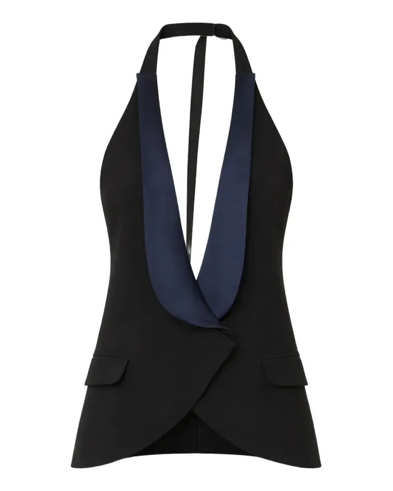 Christopher Esber Neckholder-Top - Schwarz Schwarz