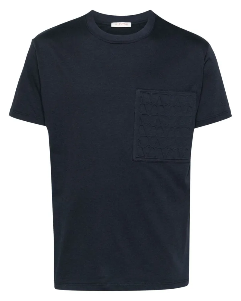 Valentino Garavani T-Shirt mit Rundhalsausschnitt - Blau Blau