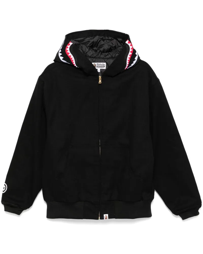 BAPE Shark Workwear-Jacke - Schwarz Schwarz