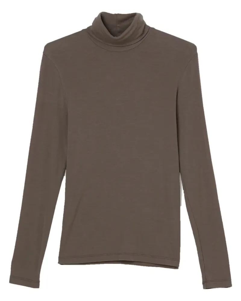 AGOLDE T-Shirt mit Rollkragen - Braun Braun