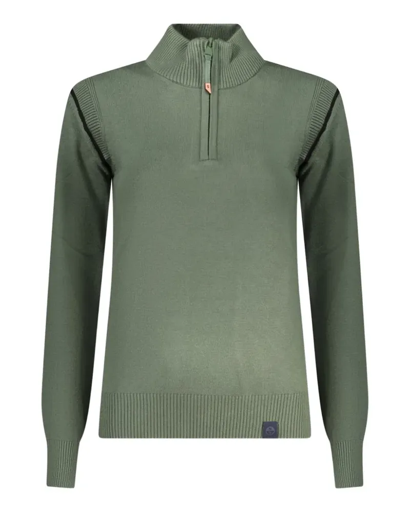 North Sails half-zip ribbed-trim sweater - Grün Grün