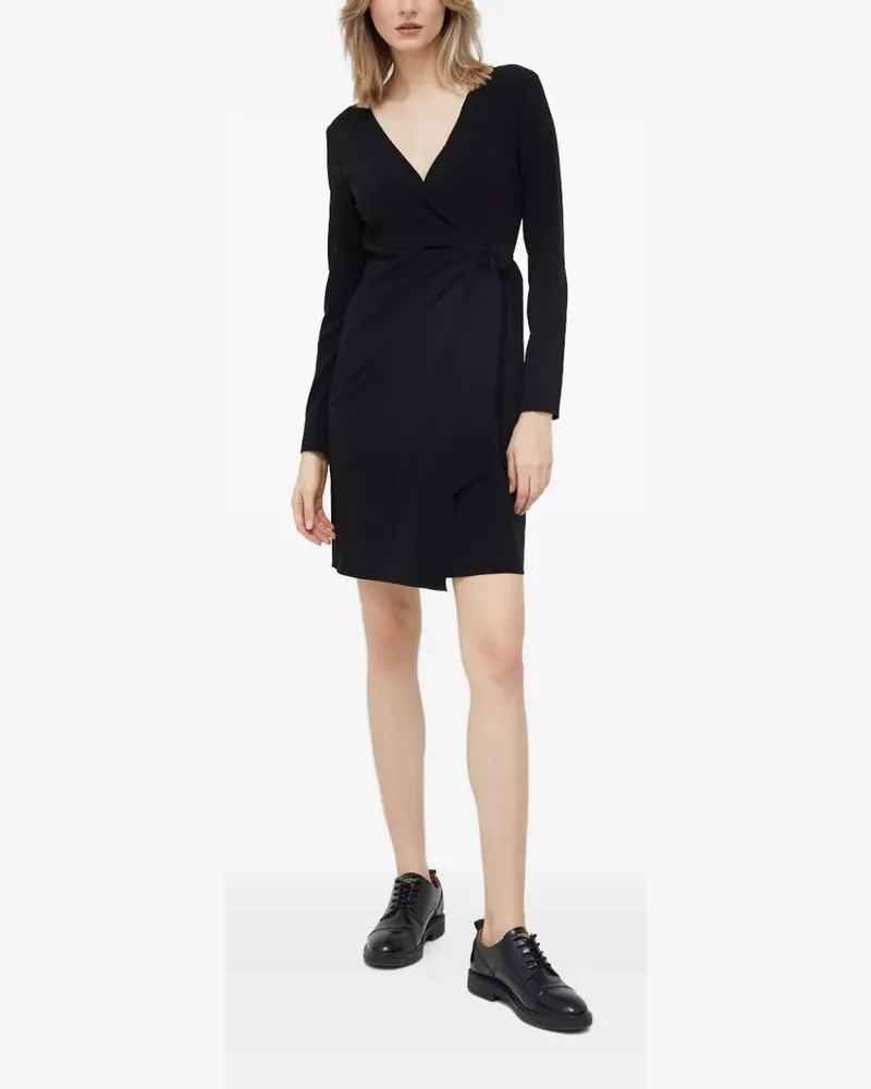 Pennyblack wrap-around mini dress - Schwarz Schwarz