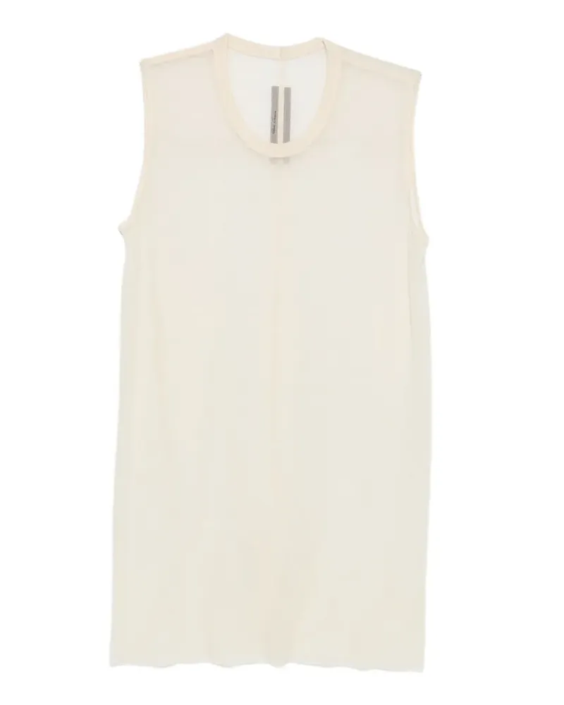 Rick Owens crew-neck tank top - Nude Nude