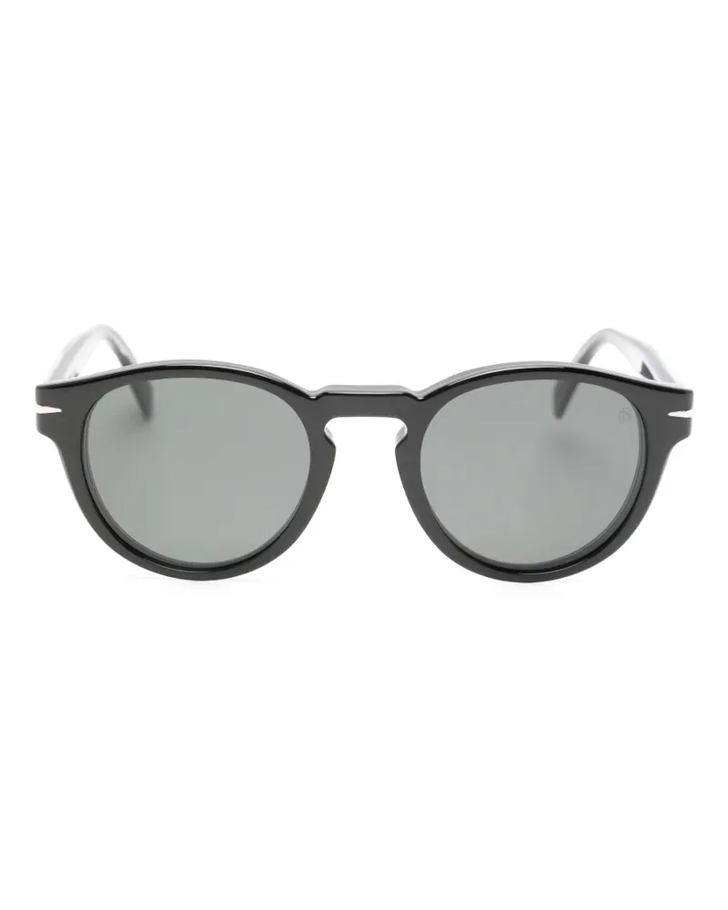EYEWEAR by DAVID BECKHAM Brille mit getönten Clip-On-Gläsern - Schwarz Schwarz